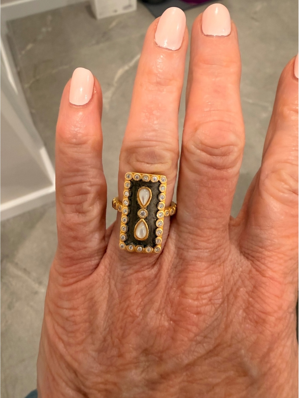 Frieda Rothman FR stamped 925 ring